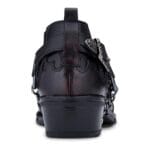 Zapatos de vaquero de cuero auténtico para hombre Wincklepickers, tacón cubano, cinturón de metal, estampado de cocodrilo occidental - Tienda Knighthood