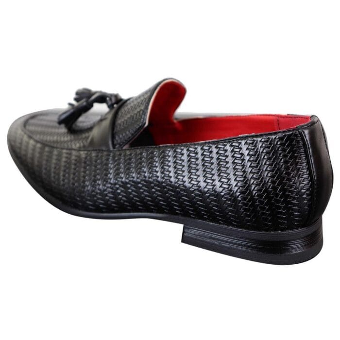 Mocassini da uomo classici vintage con nappe in pelle PU, eleganti e casual - Knighthood Store