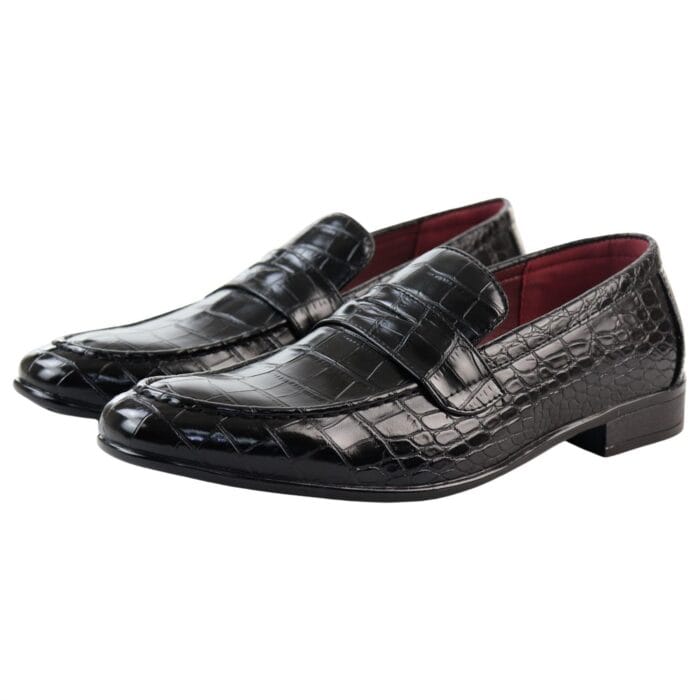 Mocassini da uomo in pelle, foderati, slip-on, eleganti, da indossare - Knighthood Store