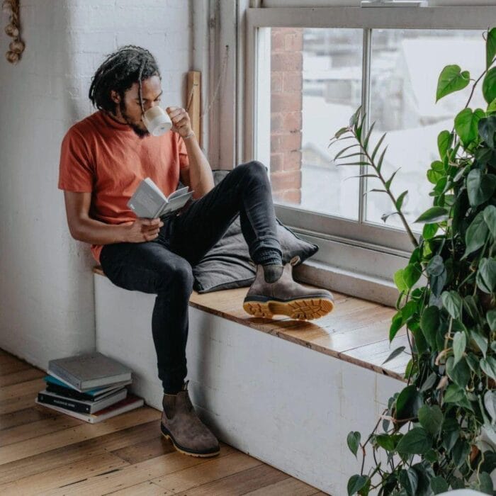 Botas Chelsea Blundstone 1944 de piel marrón con amortiguación - Tienda Knighthood