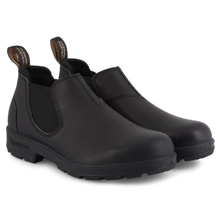 Bottes basses en cuir noir Blundstone 2039, style vintage et confortable - Knighthood Store