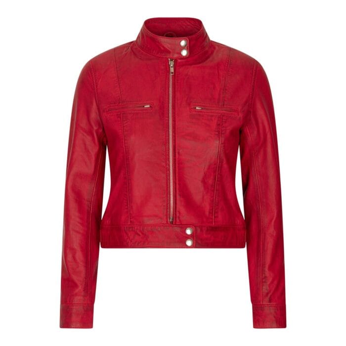 Damen-Motorrad-Bikerjacke aus Leder - Knighthood Store