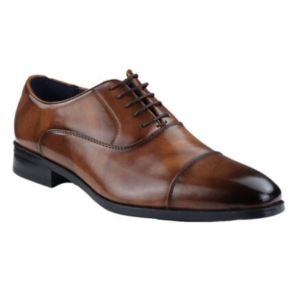 Zapatos formales de charol para hombre, negros y marrones, de punta redonda, vintage, años 20 - Knighthood Store