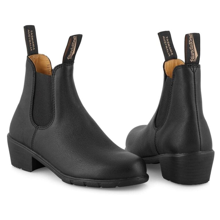 Blundstone 1671 Stivaletti Chelsea da donna in pelle nera con elastico alla caviglia - Knighthood Store