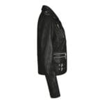 Giacca da motociclista da corsa in vera pelle blu morbida da donna e ragazza - Knighthood Store