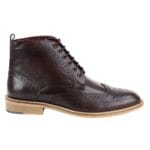Botines Brouge informales elegantes para hombre, de cuero con cordones, estilo Peaky Blinders, años 20 - Knighthood Store