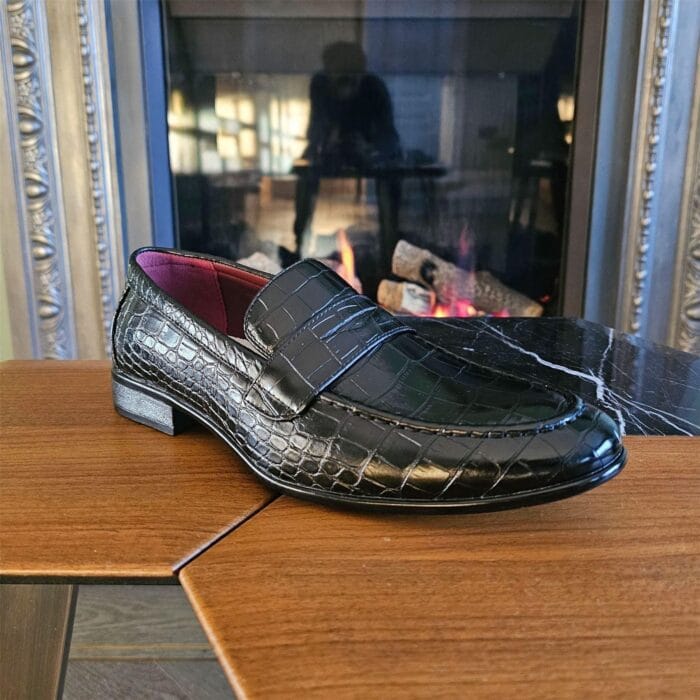 Mocassini da uomo in pelle, foderati, slip-on, eleganti, da indossare - Knighthood Store