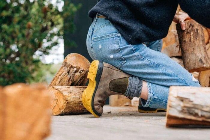 Botas Chelsea Blundstone 1944 de piel marrón con amortiguación - Tienda Knighthood
