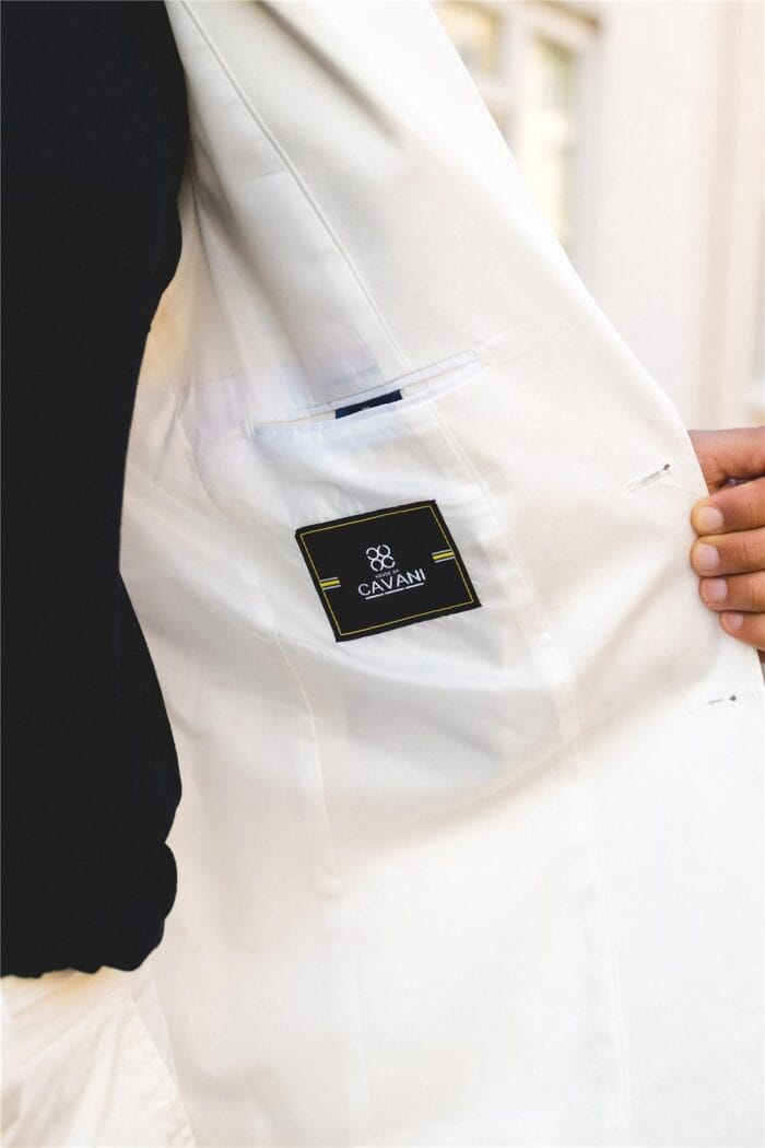 2-teiliger Herren-Sommeranzug, cremefarben, für Büro, Hochzeit, Smart Casual, klassische italienische Passform – Knighthood Store