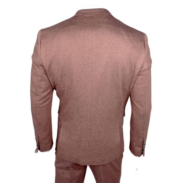 Costume homme 3 pièces marron pour mariage - Knighthood Store
