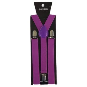 Mens Classic Retro Trouser Braces Suspenders 1920s Gatsby Peaky Blinders Colours - Knighthood Store