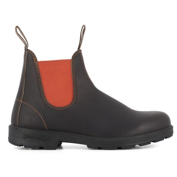 Blundstone 1918 Brown Terracotta Leather Chelsea Boots Slip On Classic Vintage - Knighthood Store