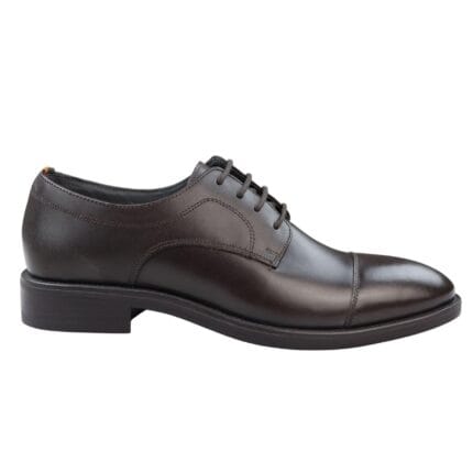 Mens Laced Oxford Shoes Real Leather Black Brown Smart Casual Formal Dress Classic - Knighthood Store