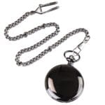 Orologio da tasca Blinders classico in argento e oro rosa degli anni '20 con catena vintage retrò - Knighthood Store