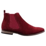 Stivaletti da uomo in pelle scamosciata italiana slip-on eleganti e casual, modello Desert Chelsea - Knighthood Store