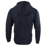 Chaqueta con capucha para hombre, forro polar, tejido de punto, cálida, informal, con cremallera, para invierno - Knighthood Store