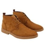 Stivaletti da uomo in pelle scamosciata con lacci e chukka da deserto - Knighthood Store