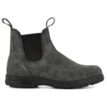 Bottines Chelsea Blundstone 2055 en cuir noir rustique vintage, style rétro à enfiler - Knighthood Store