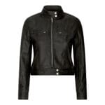 Damen-Motorrad-Bikerjacke aus Leder - Knighthood Store