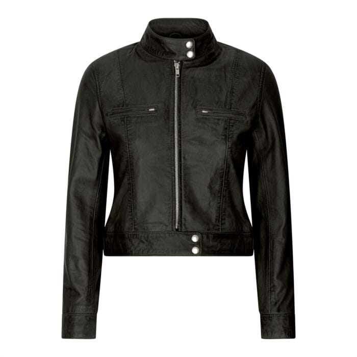 Damen-Motorrad-Bikerjacke aus Leder - Knighthood Store
