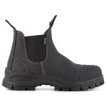 Botas Chelsea Blundstone 910 de cuero negro con punta de acero y botines de seguridad resistentes - Knighthood Store