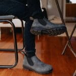 Blundstone 2035 Rustic Black - Stivali bassi in pelle stile retrò vintage slip-on - Knighthood Store