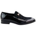 Mocassins pour homme, doublés en cuir, à enfiler, en velours, chaussures habillées, noires, bleues et rouges - Knighthood Store
