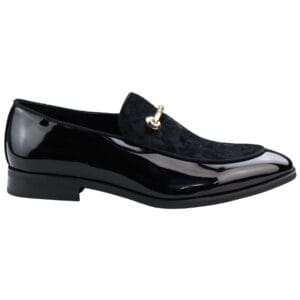 Mocassini da uomo, scarpe eleganti da uomo, foderate in pelle, slip-on in velluto, formali, nere, blu e rosse - Knighthood Store