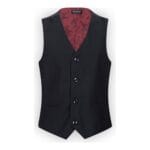 Boys 3 Piece Black Tailored Fit Complete Suit Classic Wedding Mourning Funeral - Knighthood Store