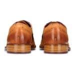 Chaussures richelieu à lacets pour homme, classiques, vintage, formelles, en cuir véritable, couleur beige, bleu marine, marron et rouge - Knighthood Store