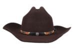 Chapeau de cowboy pour homme 100% en feutre de laine à large bord - Knighthood Store
