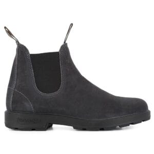 Botas Chelsea Blundstone 1910 de ante gris acero, estilo vintage clásico, hasta el tobillo - Knighthood Store