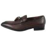 Mocassini da uomo in pelle foderati, slip-on, con nappe, scarpe formali - Knighthood Store