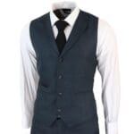 Traje clásico de 3 piezas para hombre, estilo Príncipe de Gales, verde oliva, para boda, oficina, estilo retro - Knighthood Store