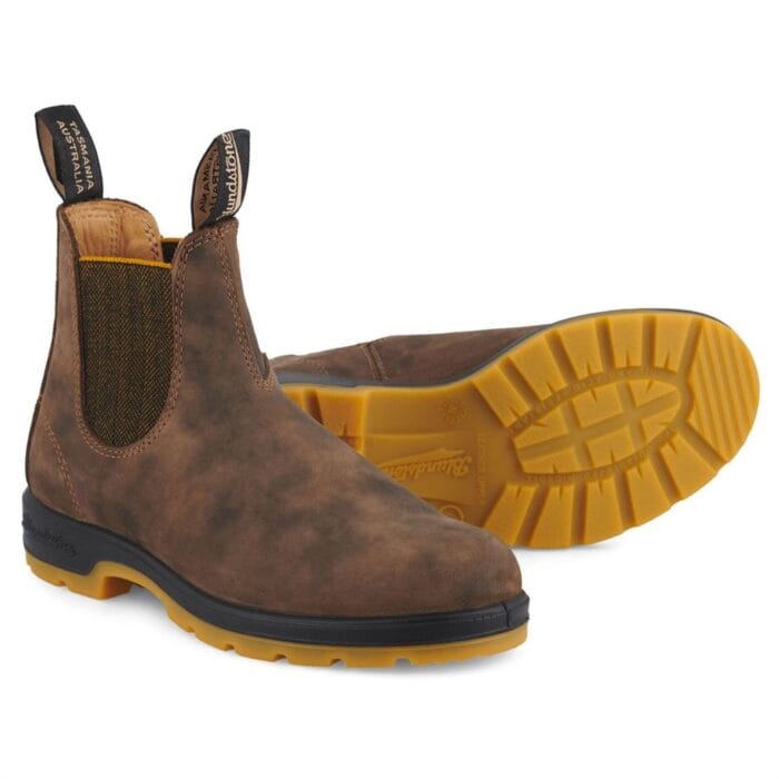 Botas Chelsea Blundstone 1944 de piel marrón con amortiguación - Tienda Knighthood