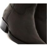 Botas vaqueras para hombre, puntiagudas, negras y marrones, estilo Luisiana, de cuero auténtico, estilo western cubano - Knighthood Store