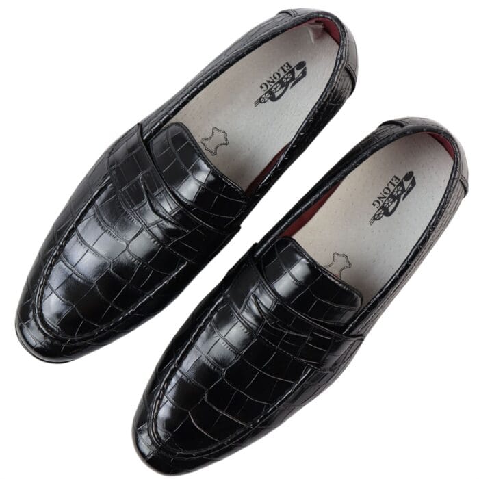 Mocassini da uomo in pelle, foderati, slip-on, eleganti, da indossare - Knighthood Store