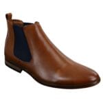 Bottines Chelsea en cuir italien pour homme, style décontracté et élégant, style Desert Dealer, marron - Knighthood Store