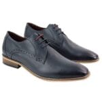 Scarpe Derby classiche da uomo in pelle con lacci, stile inglese, eleganti e casual - Knighthood Store