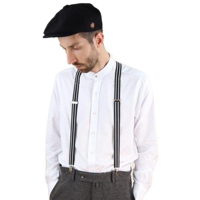 Bretelles de pantalon à rayures et carreaux vintage pour homme, style Gatsby Peaky Blinders des années 1920 - Knighthood Store