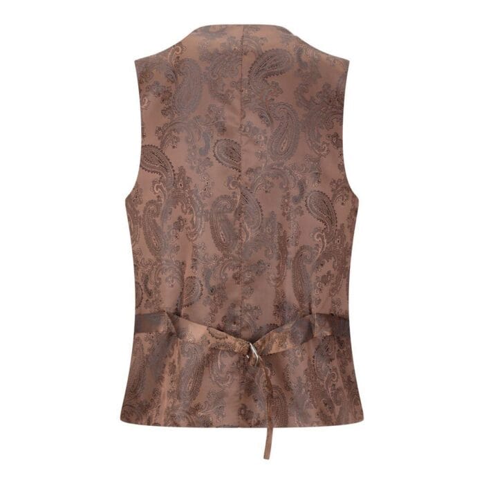 Abito da ragazzo a quadri in tweed beige marrone, 3 pezzi, stile vintage retrò classico - Knighthood Store