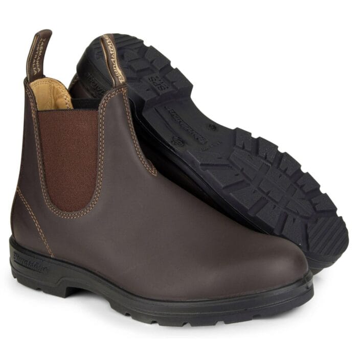 Stivaletti Chelsea australiani Blundstone 550 in pelle marrone noce - Knighthood Store