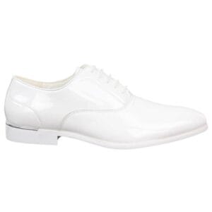 Chaussures à lacets pour homme, design italien brillant, métal argenté, style classique, élégant et formel - Knighthood Store