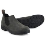 Blundstone 2035 Rustic Black - Stivali bassi in pelle stile retrò vintage slip-on - Knighthood Store