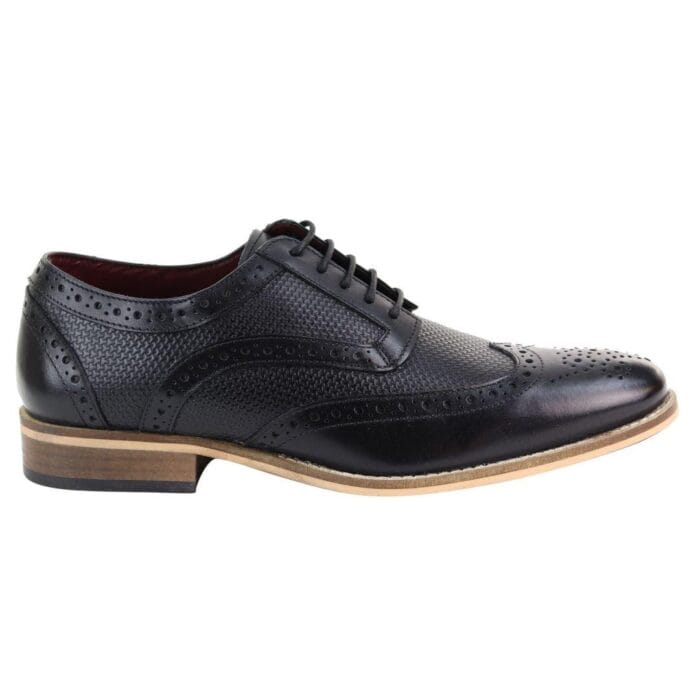 Zapatos brogue de cuero para hombre, Oxford, con cordones, estilo Gatsby, años 20, marrón, negro, Peaky Blinders - Knighthood Store