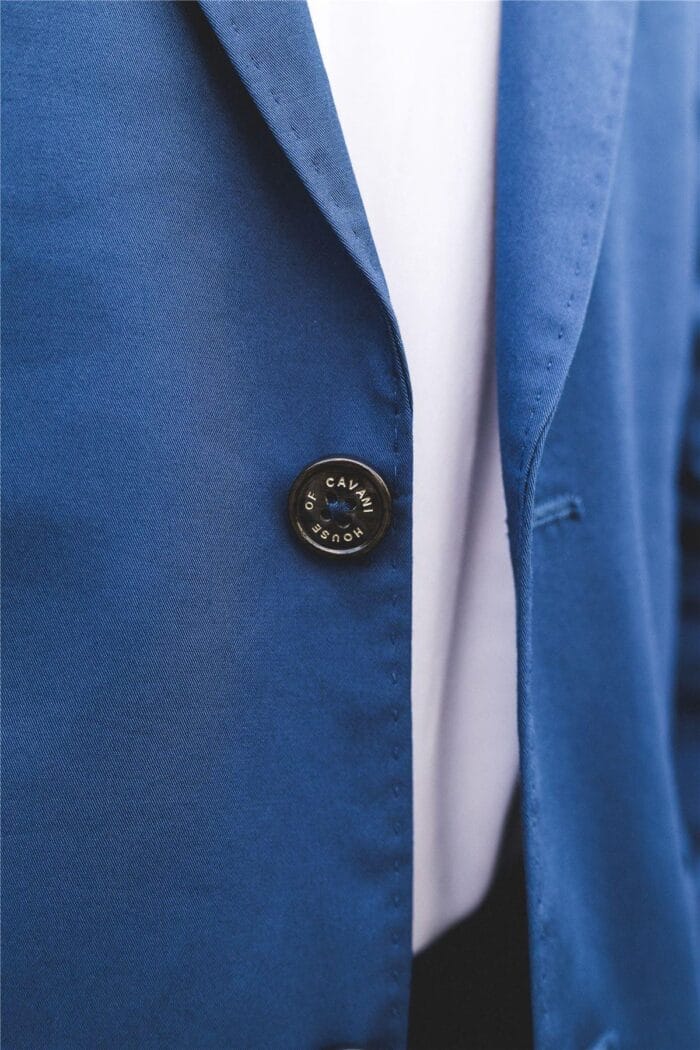 Abito estivo da uomo 2 pezzi, blu, da ufficio, da matrimonio, elegante, casual, classico, stile italiano su misura - Knighthood Store