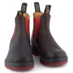 Botas Chelsea Blundstone 1316 de piel negra y roja - Knighthood Store