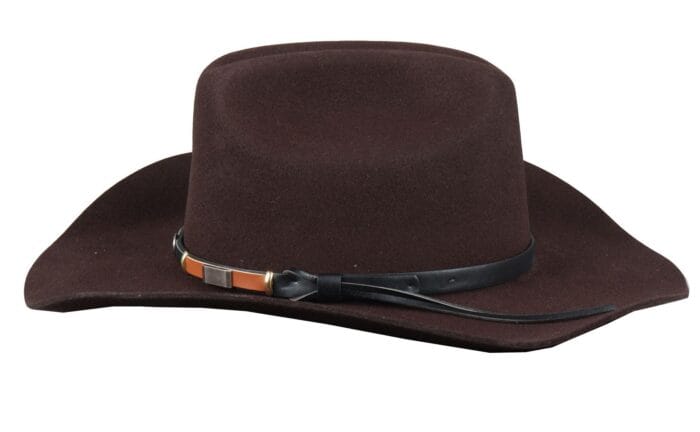 Chapeau de cowboy pour homme 100% en feutre de laine à large bord - Knighthood Store