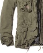 Parka militaire géante Brandit M65, veste de combat zippée en polaire de l'armée américaine, chaude pour l'hiver - Knighthood Store