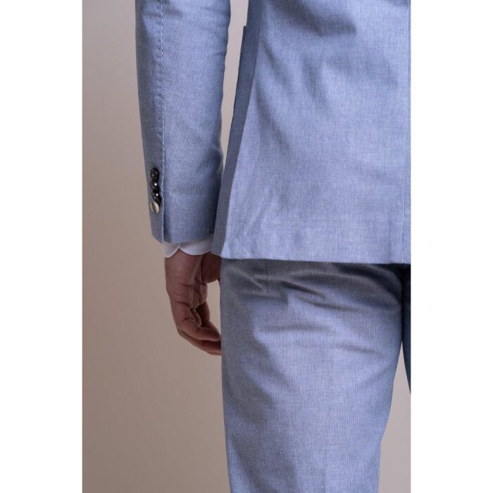 Mens Light Blue 2 Piece Summer Suit - Knighthood Store